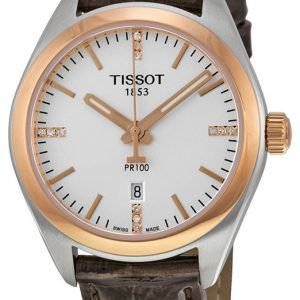 Tissot Pr 100 Lady T101.210.26.036.00 Kello Hopea / Nahka