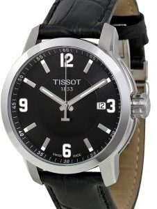 Tissot Prc 200 T055.410.16.057.00 Kello Musta / Nahka