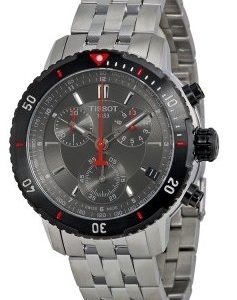 Tissot Prs 200 T067.417.21.051.00 Kello Musta / Teräs