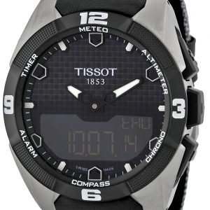 Tissot Prs 516 T091.420.46.051.01 Kello Musta / Tekstiili