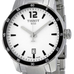 Tissot Quickster Gent T095.410.11.037.00 Kello Hopea / Teräs