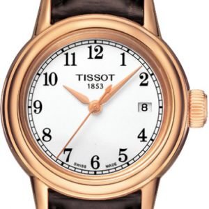 Tissot T-Classic T085.210.36.012.00 Kello Valkoinen / Nahka