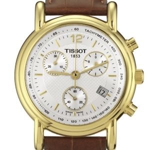 Tissot T-Gold T71.3.442.11 Kello Valkoinen / Nahka