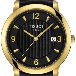 Tissot T-Gold T71.3.450.54 Kello Musta / Nahka