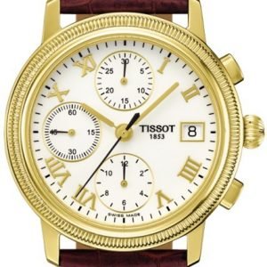 Tissot T-Gold T71.3.465.13 Kello Valkoinen / Nahka