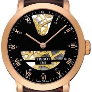 Tissot T-Gold T71.8.471.53 Kello Musta / Nahka