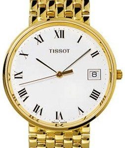 Tissot T-Gold T73.3.403.13 Kello Valkoinen / 18k Keltakultaa