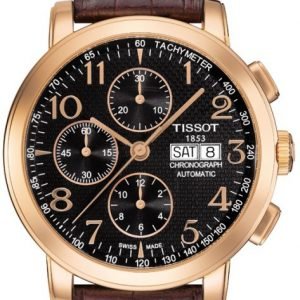 Tissot T-Gold T905.627.76.057.00 Kello Musta / Nahka