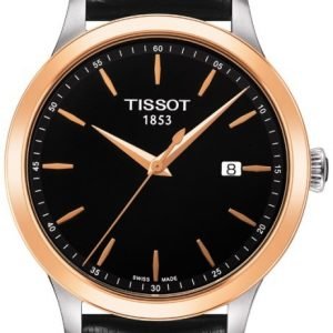 Tissot T-Gold T912.410.46.051.00 Kello Musta / Nahka