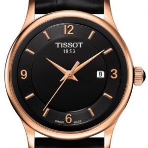 Tissot T-Gold T914.210.46.057.00 Kello Musta / Nahka