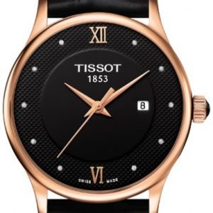 Tissot T-Gold T914.210.76.056.00 Kello Musta / Nahka