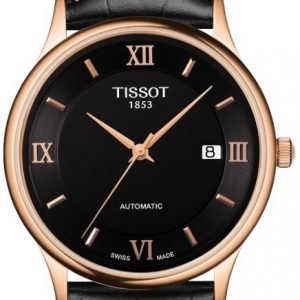 Tissot T-Gold T914.407.76.058.00 Kello Musta / Nahka