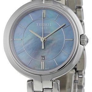 Tissot T-Lady Flamingo T094.210.11.121.00 Kello Musta / Teräs