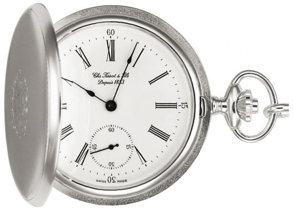 Tissot T-Pocket Savonnette Mechanical T83.1.452.13 Kello Valkoinen