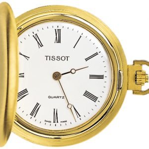 Tissot T-Pocket Savonnette Quartz T83.2.504.13 Kello Valkoinen