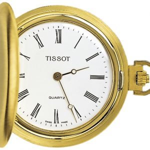 Tissot T-Pocket Savonnette Quartz T83.3.504.13 Kello Valkoinen