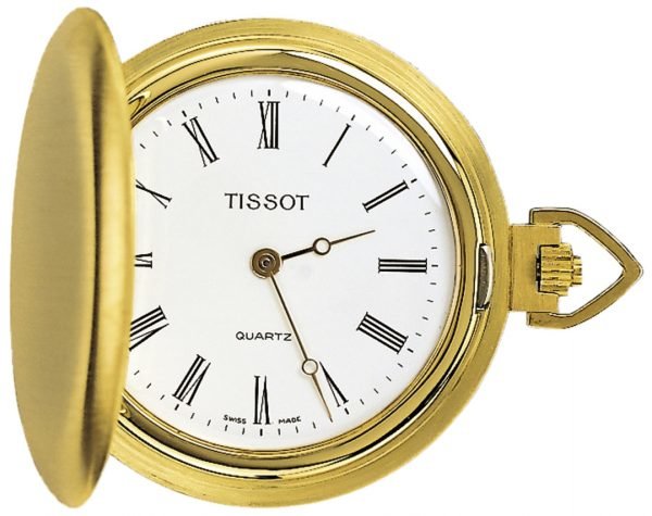 Tissot T-Pocket Savonnette Quartz T83.3.504.13 Kello Valkoinen