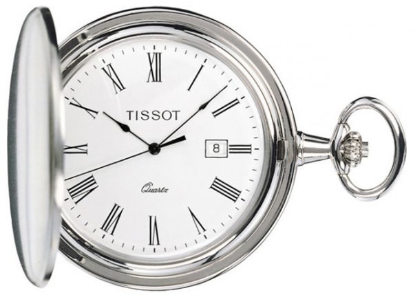 Tissot T-Pocket Savonnette Quartz T83.6.503.13 Kello Valkoinen