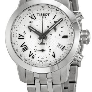 Tissot T-Prc 200 T055.217.11.033.00 Kello Valkoinen / Teräs