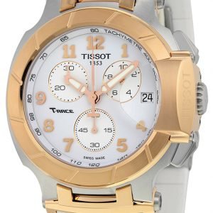 Tissot T-Race Chronograph T048.417.27.012.00 Kello Valkoinen / Kumi