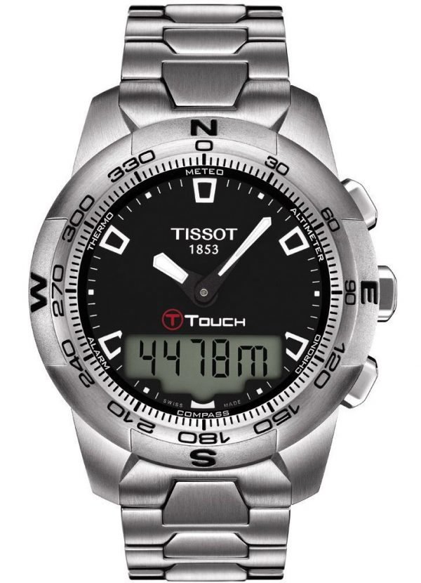 Tissot T-Touch Ii T047.420.11.051.00 Kello Musta / Teräs