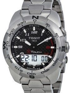 Tissot T-Touch T013.420.44.202.00 Kello Musta / Titaani