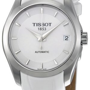 Tissot T-Trend T035.207.16.011.00 Kello Valkoinen / Nahka