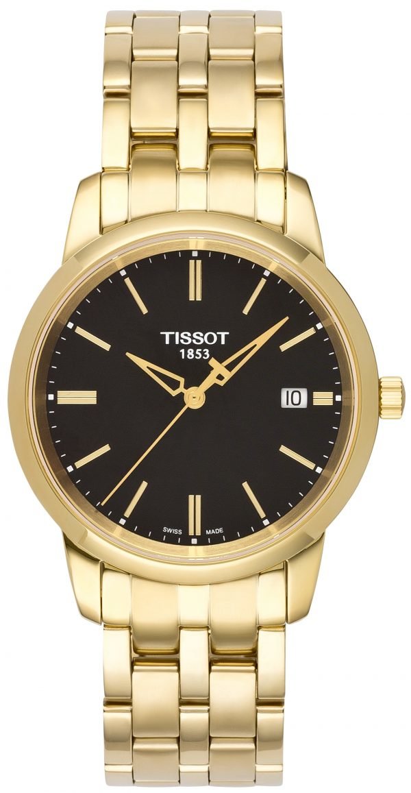 Tissot T033.410.33.051.01 Kello Musta / Kullanvärinen Teräs