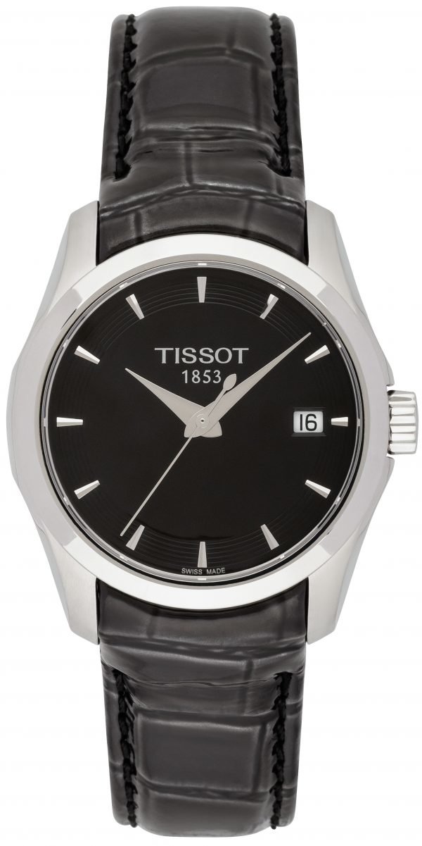 Tissot T035.210.16.051.00 Kello Musta / Nahka