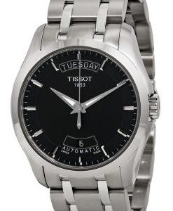 Tissot T035.407.11.051.00 Kello Musta / Teräs