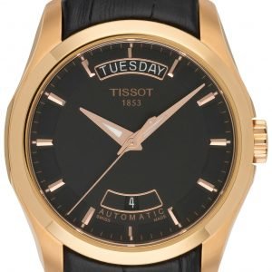 Tissot T035.407.36.051.00 Kello Musta / Nahka