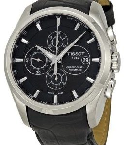 Tissot T035.627.16.051.00 Kello Musta / Nahka