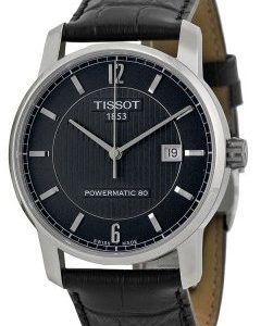 Tissot Tissot T-Classic T087.407.46.057.00 Kello Musta / Nahka