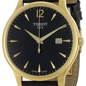 Tissot Tradition Gent T063.610.36.057.00 Kello Musta / Nahka