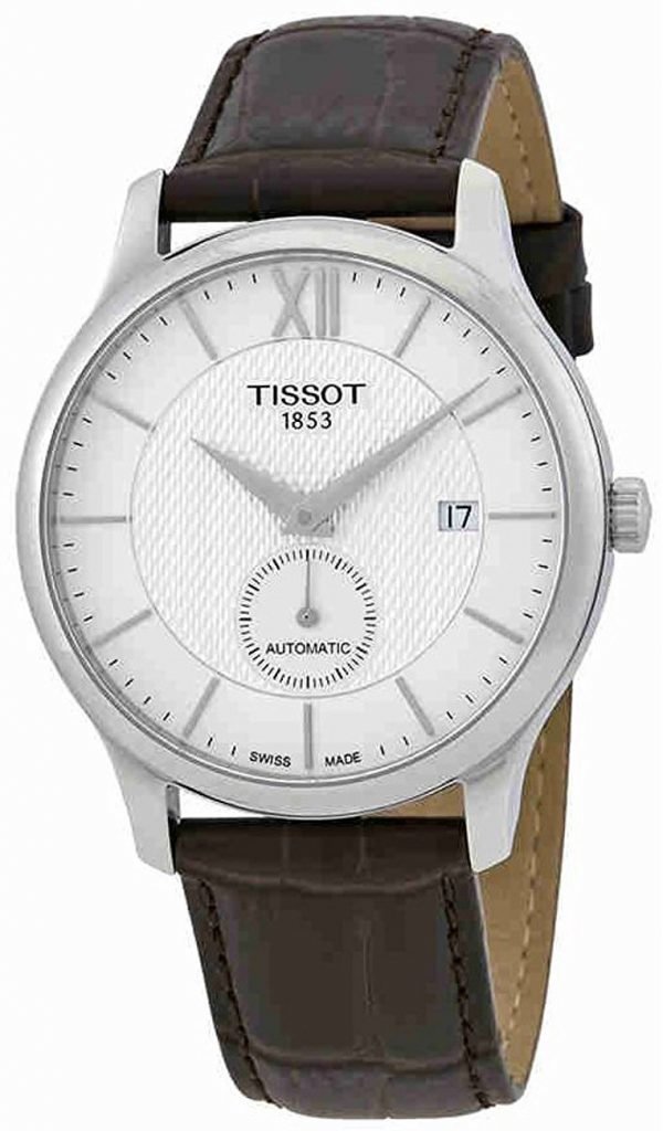 Tissot Tradition T063.428.16.038.00 Kello Hopea / Nahka