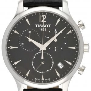 Tissot Tradition T063.617.16.057.00 Kello Musta / Nahka