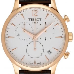 Tissot Tradition T063.617.36.037.00 Kello Valkoinen / Nahka