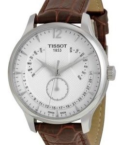 Tissot Tradition T063.637.16.037.00 Kello Valkoinen / Nahka