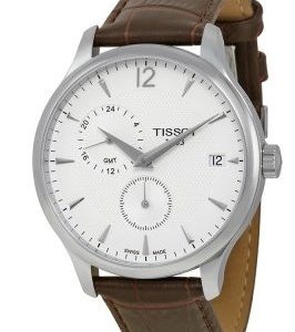 Tissot Tradition T063.639.16.037.00 Kello Hopea / Nahka