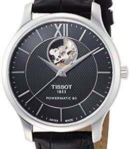 Tissot Tradition T063.907.16.058.00 Kello Musta / Nahka