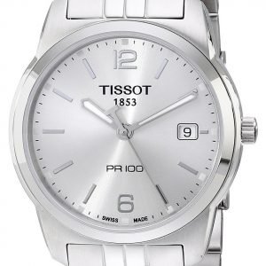 Tissot V8 T049.410.11.037.01 Kello Hopea / Teräs