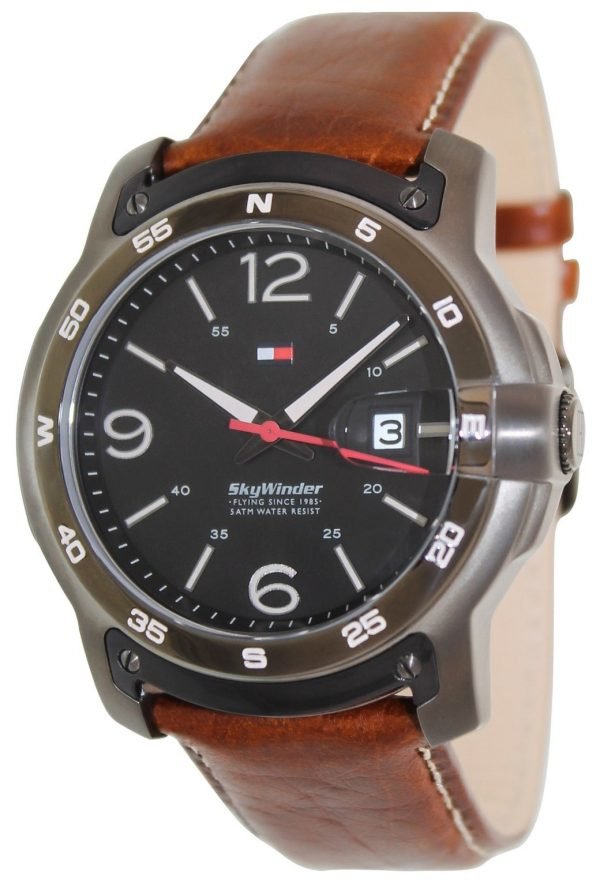 Tommy Hilfiger 1790897 Kello Musta / Nahka