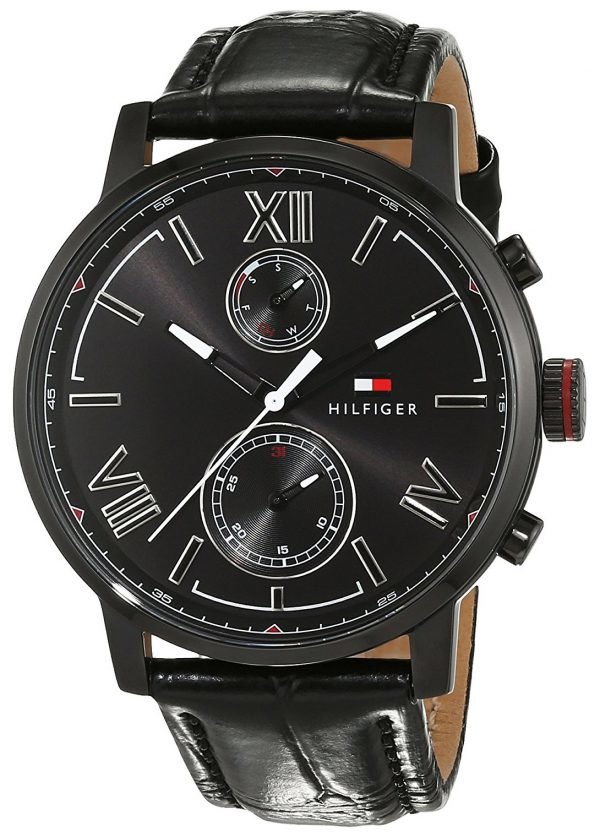 Tommy Hilfiger Alden 1791310 Kello Musta / Nahka