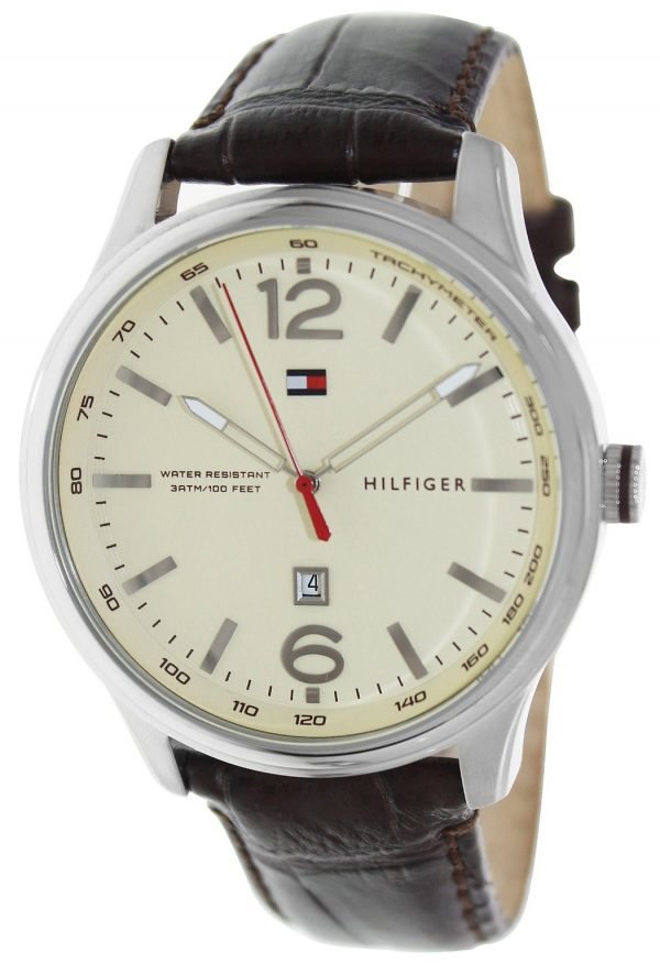 Tommy Hilfiger Andre 1710315 Kello Beige / Nahka