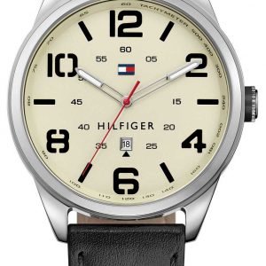 Tommy Hilfiger Conner 1791158 Kello Valkoinen / Nahka