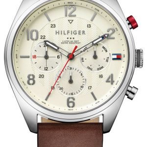 Tommy Hilfiger Corbin 1791208 Kello Valkoinen / Nahka