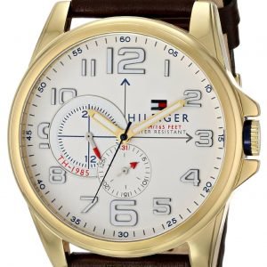 Tommy Hilfiger Frederick 1791003 Kello Valkoinen / Nahka