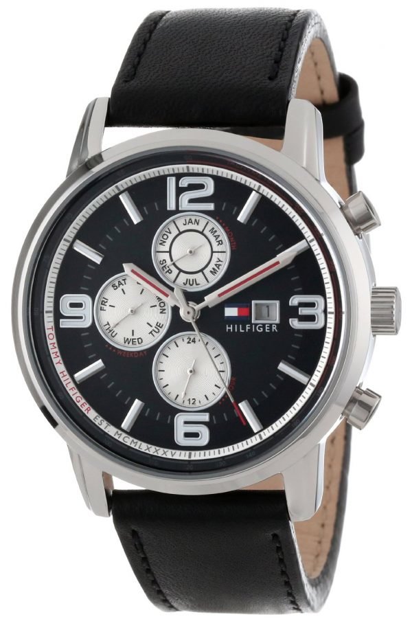 Tommy Hilfiger Gabe 1710335 Kello Musta / Nahka