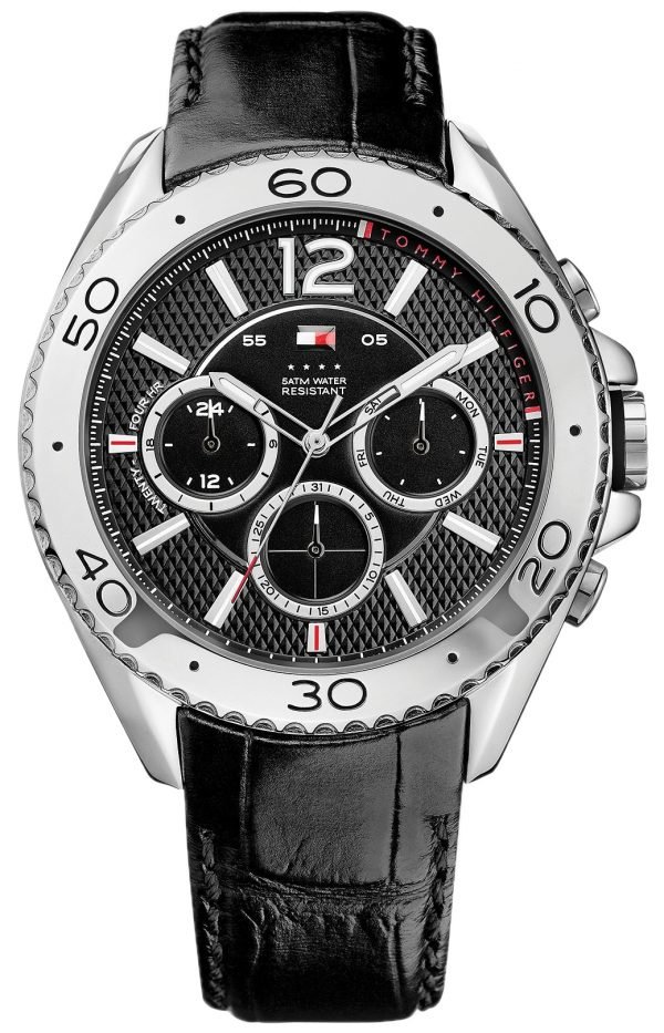 Tommy Hilfiger Grant 1791029 Kello Musta / Nahka