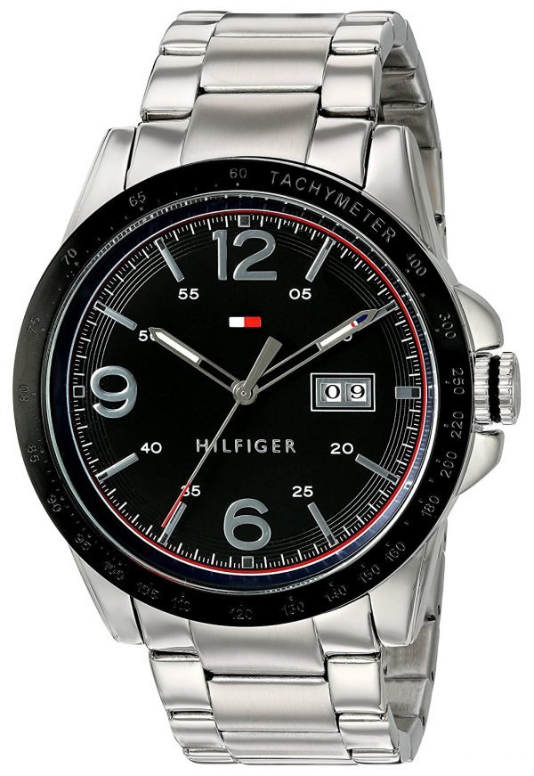 Tommy Hilfiger Ken 1791257 Kello Musta / Teräs